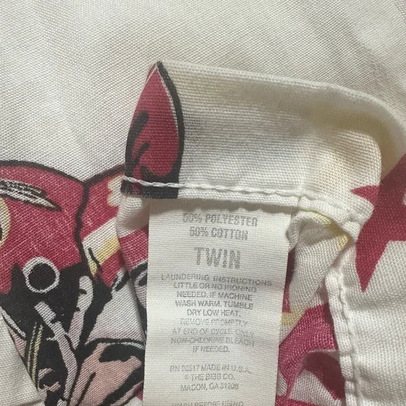 VINTAGE NFL  — 1992 Washington Redskins Flat Sheet (Twin) — Made in USA! - Picture 3 of 3